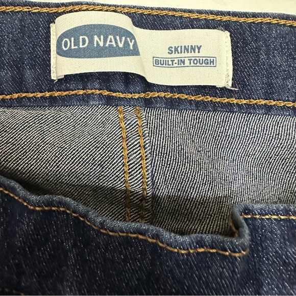 Old Navy Skinny Pull-On Jeans Dark Wash Girls Size 16 XXL - Picture 7 of 9